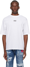 Dsquared2 T-shirt Aus Bio-baumwolle Mit Logo In White