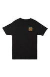 Quiksilver Endless Nights Cotton Graphic T-shirt In Black