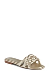Nordstrom Carolina Slide Sandal In Gold Metallic