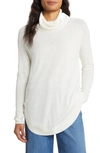 Caslon Turtleneck Tunic Sweater In Ivory Pristine