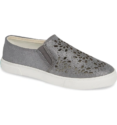 Jack Rogers Violet Slip-on Sneaker In Charcoal Leather