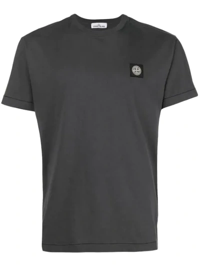 Stone Island Logo Patch T-shirt - Grey