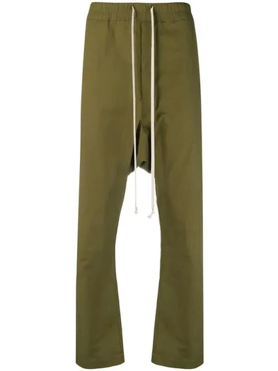 Rick Owens Drop-crotch Trousers - Green