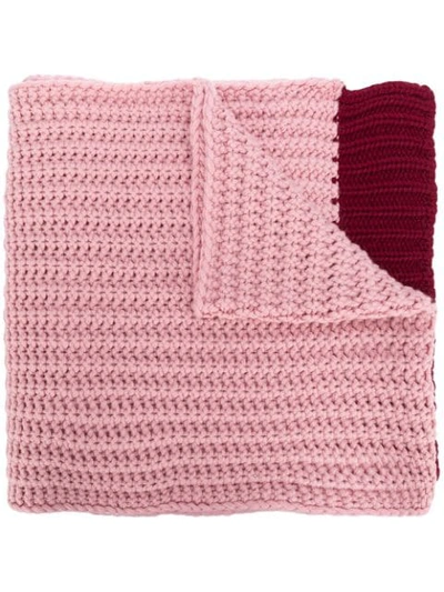 Moncler Knitted Scarf - Pink