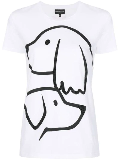 Emporio Armani Dog T-shirt - White