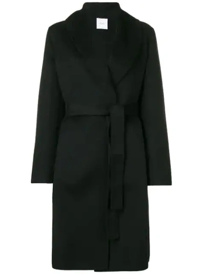 Agnona Tie Waist Coat - Black