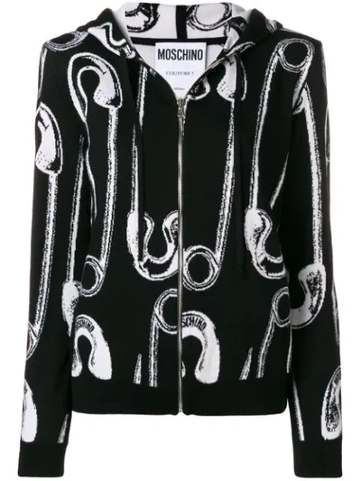 Moschino safety pin hoodie outlet