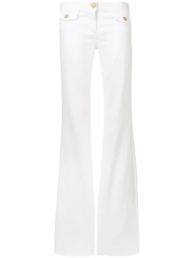 Balmain Wide-leg Trousers - White