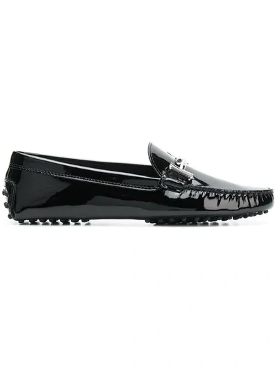Tod's Gommino Loafers In Black