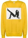 Calvin Klein Jeans Est.1978 Graphic Print Sweatshirt In Yellow