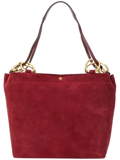 Tory Burch Wide Tote Bag - Red
