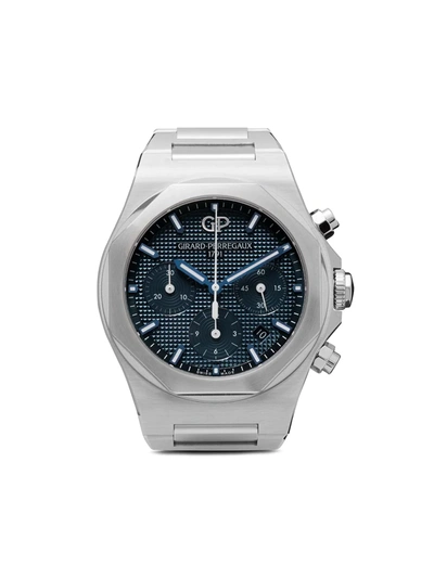 Girard-perregaux Laureato Chronograph 42mm In Blue