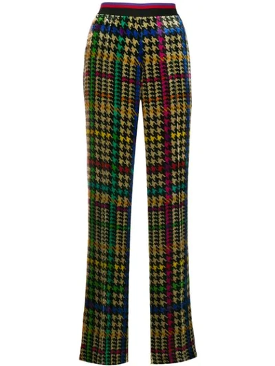 Etro Printed Flared Trousers In Neutrals