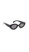 Quay See Me Smile Sunglasses In Black