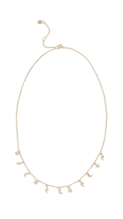 Kindred Samira Mini Necklace In Yellow Gold