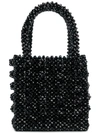 Shrimps Antonia Faux-pearl Embellished Bag In Black