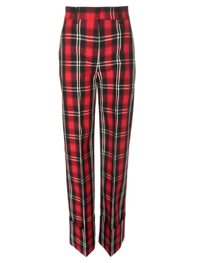 Msgm Checked Trousers