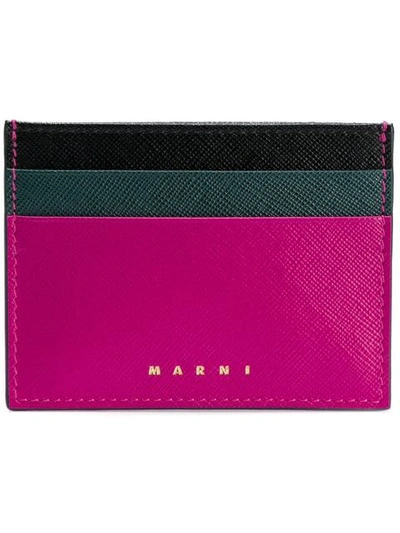 Marni Slim Card Holder - Pink