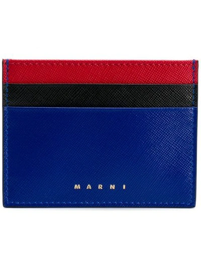Marni Slim Card Holder - Blue