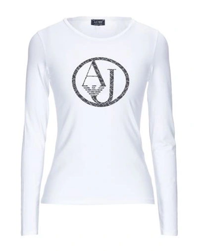 Armani Jeans T-shirts In White