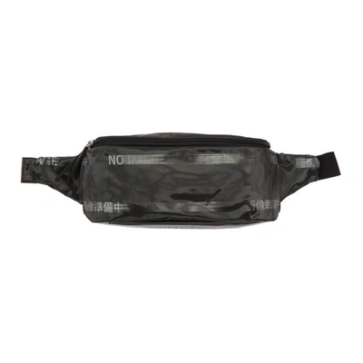 Doublet Black Lenticular Fanny Pack