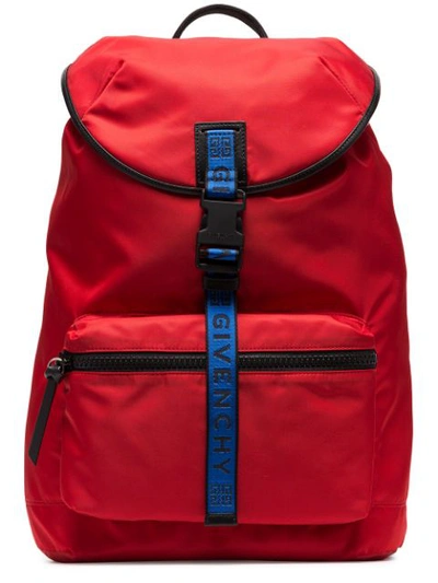 Givenchy 4g Pack-away Backpack In Red