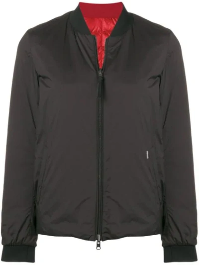 Woolrich Padded Zipped Coat - Black