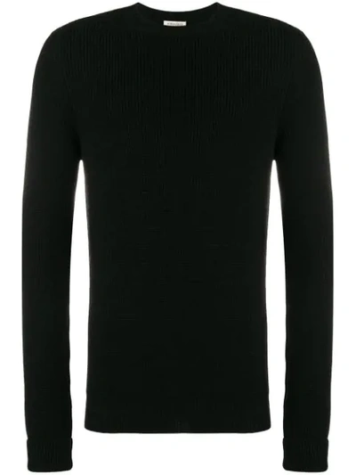 Al Duca D'aosta 1902 Rib Knit Fitted Sweater - Black