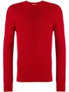 Al Duca D'aosta 1902 Rib Knit Fitted Sweater - Red