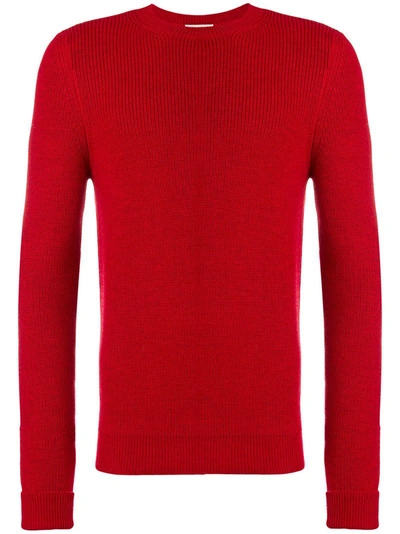 Al Duca D'aosta 1902 Rib Knit Fitted Sweater - Red
