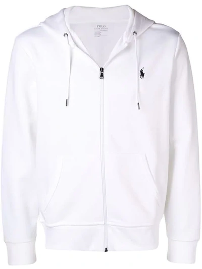 Polo Ralph Lauren Embroidered Pony Hoodie In White