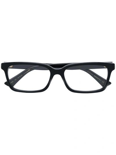 Gucci Eyewear Rectangle Frame Glasses - Black