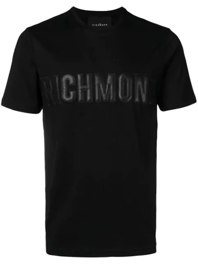John Richmond Print T-shirt In Black