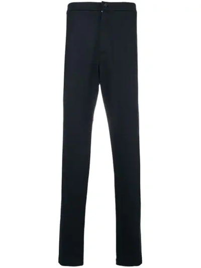 Giorgio Armani High Waist Trousers In Blue