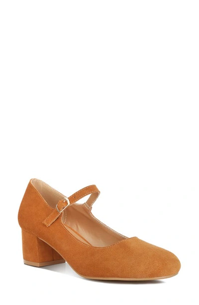 Rag & Co Dallin Mary Jane Pump In Tan