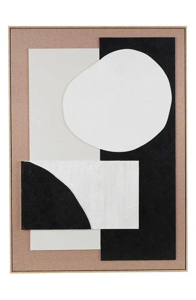 Vivian Lune Home Abstract Framed Wall Art In Brown