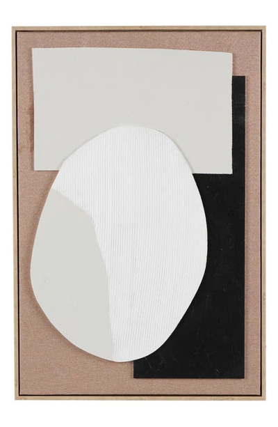 Vivian Lune Home Abstract Framed Wall Art In Brown