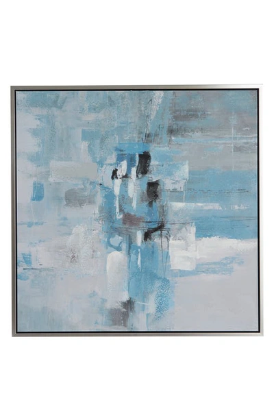 Cosmo By Cosmopolitan Abstract Canvas Framed Wall Art In Blue