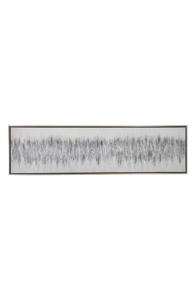 Willow Row Canvas Framed Wall Art In Gray