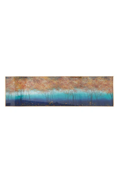 Vivian Lune Home Blue Trees Framed Wall Art