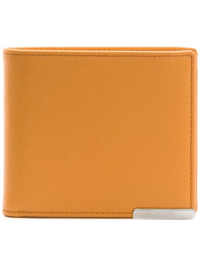 Tod's Foldable Mini Wallet In Yellow