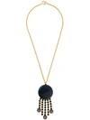 Marni Crystals Stone Embellished Necklace - Metallic