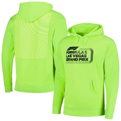 Insomniac Men's And Women's Neon Green Formula 1 Las Vegas Grand Prix Mono Core Pullover Hoodie