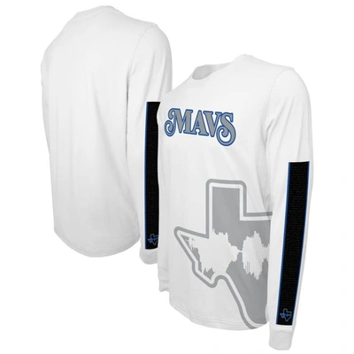 Stadium Essentials Unisex  White Dallas Mavericks 2023/24 City Edition Scoreboard Long Sleeve T-shirt