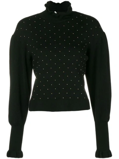 Philosophy Di Lorenzo Serafini Studded Sweater In Black