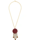 Marni Crystals Stone Embellished Necklace - Metallic