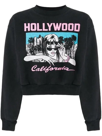 Local Authority Hollywood Sweatshirt In Black
