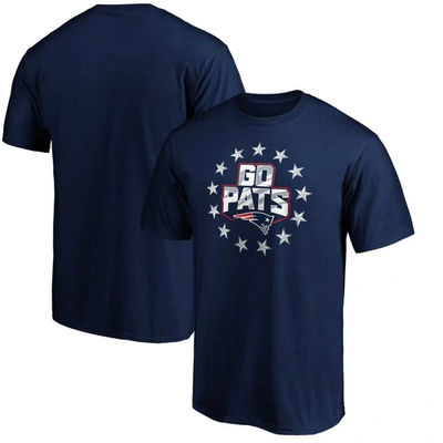 Fanatics Branded Navy New England Patriots Hometown Collection Go Pats T-shirt