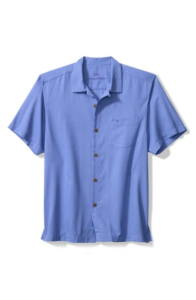 Tommy Bahama Coastal Breeze Silk Blend Button-up Shirt In Rococo Blue