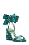 Jessica Simpson Cadith Ankle Wrap Sandal In Fluorite Combo